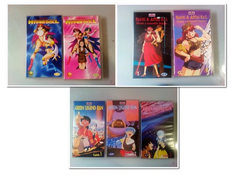 Lotto vhs pioneer hyperdoll - -,