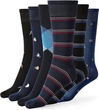 Enrico Coveri 6 Paia di Calzini Corti Uomo, con punta e tallone rinforzato