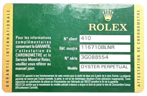 Rolex 116710blnr batman - rolex,
