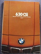 1977 bmw 630csi - coupe, 48pg