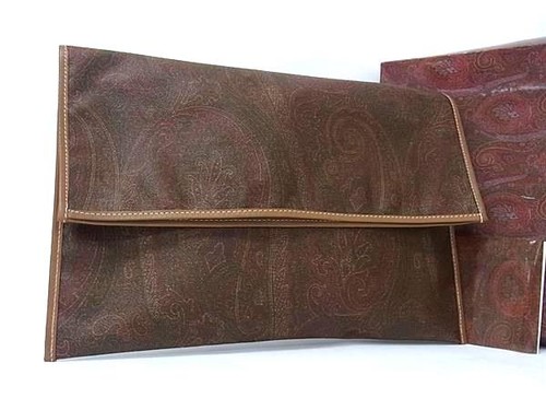 Etro pvc pochette - etro, pelle