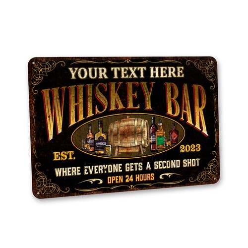 Insegna whisky bar - insegna,