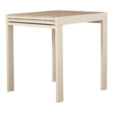 Tavolo Bar Cucina 70x70 Allungabile SANREMO Rovere Beige CON IMPERFEZIONI