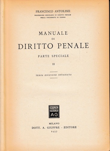 Manuale diritto penale - di,