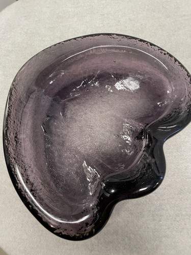 Piatto ametista viola blenko - piatto,