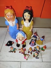 Pupazzi Gomma Biancaneve Pisolo Ledra Ledraplastic 7 Nani Principe Strega Bully
