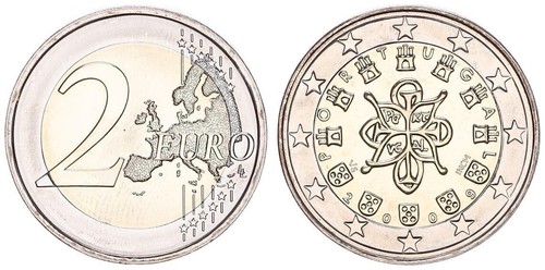 Portogallo euro moneta - 2,