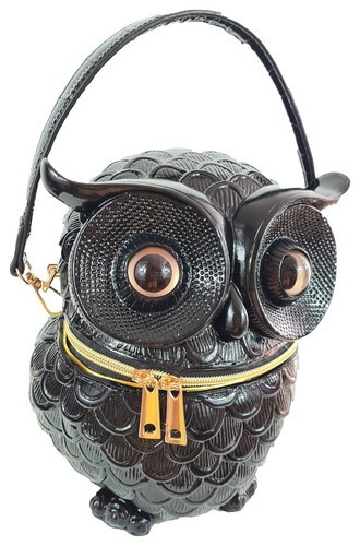 Borsa mano design gufo - borsa,