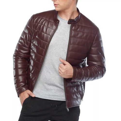 Giacca uomo pelle - , marrone