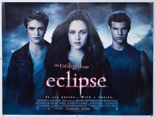 THE TWILIGHT SAGA: ECLIPSE (2010) Original Quad Movie Poster - Robert Pattinson