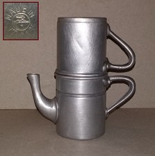 Vecchia Caffettiera Napoletana da 1 tazza in alluminio - Coffee maker Moka