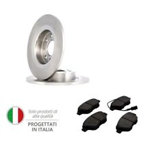 Kit 2 Dischi Freno + Pastiglie Anteriori Pieni Fiat Grande Punto Evo 257 mm