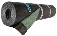 Rotolo Guaina impermeabilizzante bituminosa Ardesiata Verde Dibiplus 10mt 4Kg/mq
