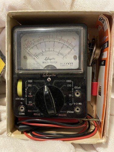 Multitester vintage lafayette - vintage,