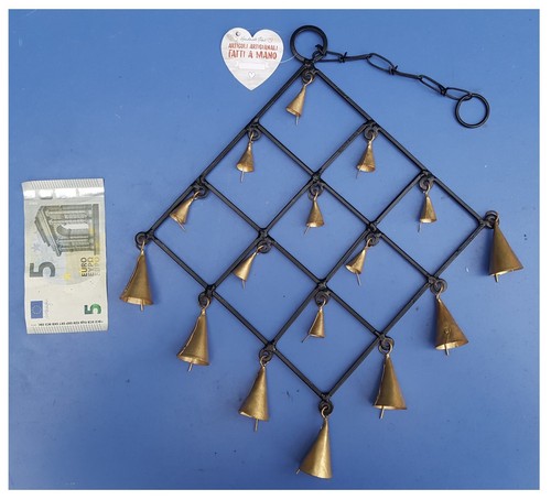 Pendente metallo rombo - pendente, 9
