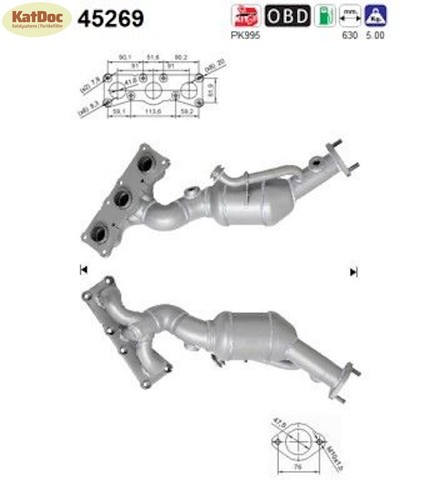 Catalizzatore bmw serie - catalizzatore,