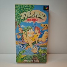 JOE & MAC SUPER FAMICOM SNES NTSC JAP CIB COMPLETO
