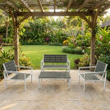 Metalwood Salotto da Giardino