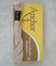 RICAMO ANCHOR maglieria matassa da 50 gr.N°20 - ECRU 387 - MEZ cucirini - ANCORA