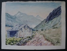 Acquerello "CHALET VICINO A