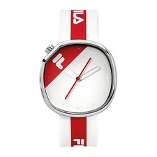 FILAFILASTYLE cinturino in silicone, unisex, orologio da polso bianc