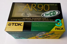 TDK AR 90 Japan confezione da 3 pezzi NUOVI 1988