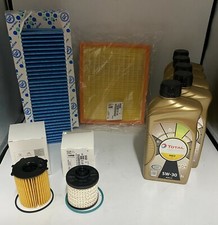 KIT TAGLIANDO 4 FILTRI 5 LT TOTAL QUARTZ  5W30 PEUGEOT 3008 II 1.6 HDI DAL 2016