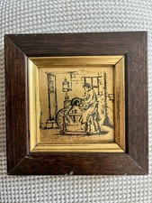 Antica serigrafia Foglia oro