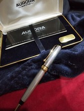 Penna a Sfera AURORA Optima Silver Ag 925 