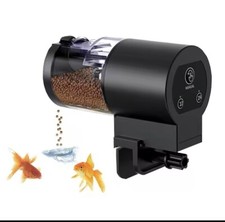 Mangiatoia Automatica per Pesci Distributore di Cibo Ricaricabile per Acquario