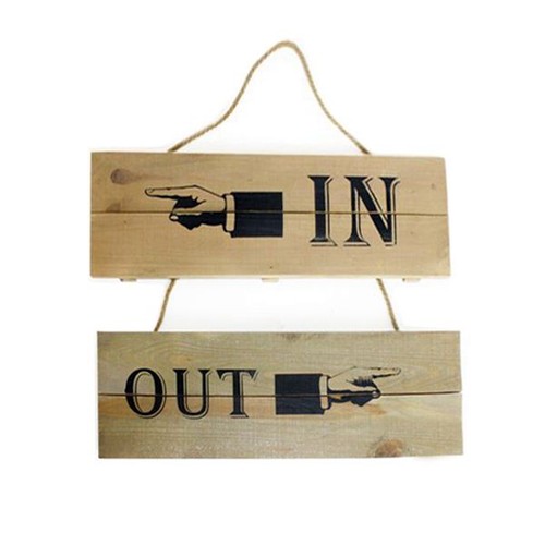 Insegna legno decorativo in - insegna,