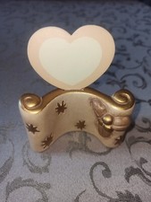 Thun Segnaposto Natalizio Stelle Pungitopo Bacche Champagne Raro