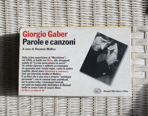 Giorgio gaber parole e - gaber,,