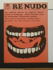 RE NUDO RIVISTE CONTROCULTURA UNDERGROUND HIPPY SITUAZIONISMO MUSICA ROCK DROGA 