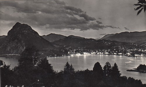 Cartolina lugano ticino - lugano,