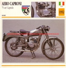 AERO CAPRONI 75 Capriolo AERO CAPRONI 1952 : Fiche Moto #001759