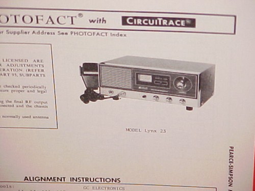 1973 pearce simpson - cb, radio
