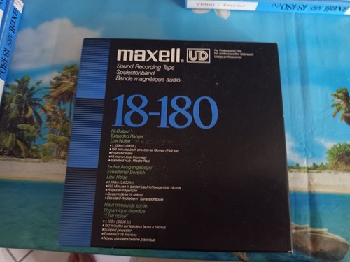 Maxell 180 bobina nastro - maxell,