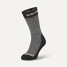 Calza media lunghezza Sealskinz Stanfield impermeabile clima freddo estremo - grigio/marna