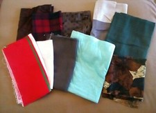 TESSUTI - LOTTO RITAGLI - 10 PEZZI - PICCOLE E MEDIE DIMENSIONI