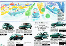 Publicité Advertising 068  1995   Opel  série Cool  Line (2p) Astra Omga Vectra