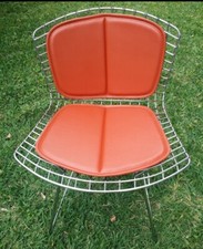 Sedia laterale stile Knoll Bertoia seduta e schienale colori disponibili