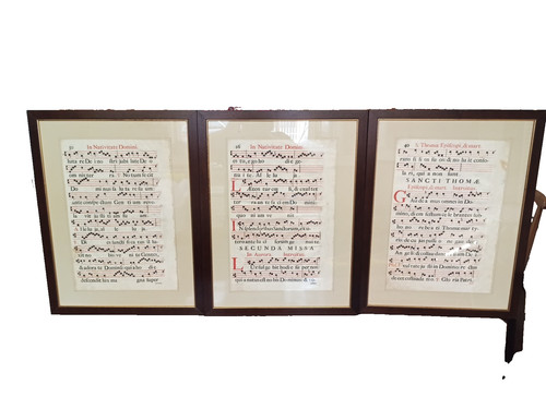 Antiche pagine antifonaro - pagine, di