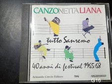 CANZONE ITALIANA tutto Sanremo 40 anni festival 1965 1968 - CD G16