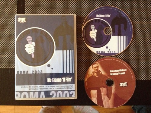 Dvd giaime 2003 - dvd+cd, mc