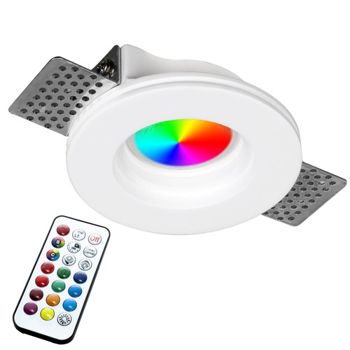 Faretto tondo gesso - , lampada