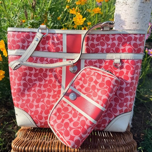 Borsa coach rosa firmata - coach, e