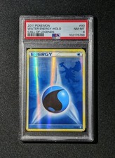 Carta Pokemon • Water Energy Lugia 90/95 • Reverse Holo Call Of Legends • PSA 8