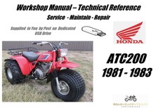 Honda ATC200 ATC 200 Manuale
