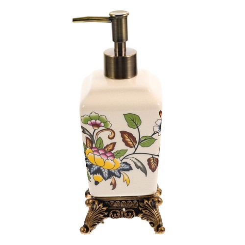Dispenser lozione stampa fiori